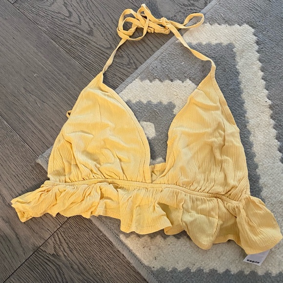 Garage Tops - Yellow Halter Too